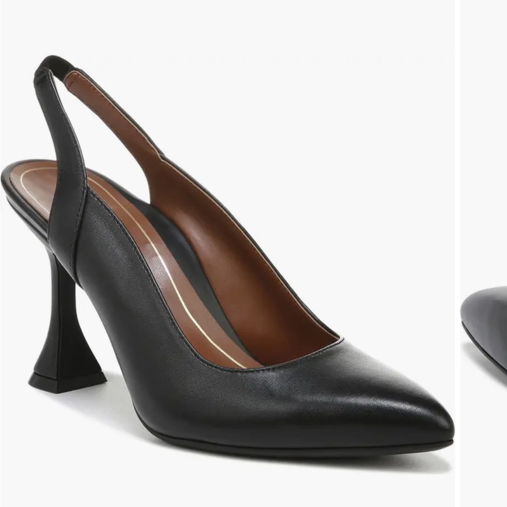 Vionic Black Slingback Heels